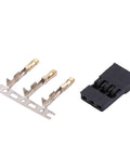 JR Connector Kit For Electronic Equipment And Model Aircraft, 100-Piece Brass ABS Male JR Plugs With Gold Plating components