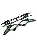 Inline Skate Frame Replacement Two Piece Alloy Frames For 4x110 Wheels Parts Maintenance And Upgrade Shred Ready Durable Aluminum Alloy