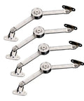 Hydraulic Lift Up Cabinet Hinges Set Of 4, adjustable door support rods for kitchen cabinets, wardrobes, and dressers, noiseless.