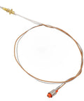 Heavy Duty Gas Stove Thermocouple With Copper Sensor Head And Fast Screw Base For Rock Solid Temperature Control On Built In Burners And Heaters Ready To Work Like A Champ, showing 35cm copper thermocouple cord.