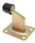 Heavy Duty Gate End Stop Floor With Base For Sliding Gate And Driveway Gate Swing Door Rolling Gate Rubber Stop Mount Keeps Gate Open In Full Open Position Zinc Plated Steel Construction.