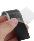 Close-up of DIY Ready Silicone Self Fusing Tape 1 Inch By 59 Inch Rescue Tape in hand, showing its flexible and adhesive-free properties