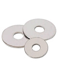 Flat Washer Kit For M10 And M12 Bolts With Precision Spacers And Shims In Stainless Steel Ultra Thin To Thick Washers For Fine Adjustments And Solid Load Distribution Great For Custom Fit And Quick Mechanical Tweaks. stainless steel flat washers, M10 M12 sizes, stacked