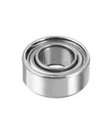Pack Of Twenty Mr63zz Miniature Deep Groove Ball Bearings With Double Steel Shields Built Damn Tough Using Chrome Steel For Ridiculously Smooth High Speed Spin And Rock Solid Power Tool Performance Measuring 3X6X2.5mm, close-up view.