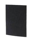 Black sheet of Carbon Air Filter C HAPF60 For Odor Busting And Pollutant Removal In Homes Kitchens And Bathrooms Black Pack Of 4