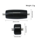 Dimensions of components from Widened Roller Wheels And Axles Kit For Vacuum Cleaners V6 V7 V8 V10 V11 V15 DC58 G5 Compatibility 9 Piece Set