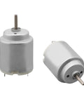 Two Pack Micro DC Motors 1.5 To 6 Volt High Speed 5000 To 20000 RPM Electric Motors With 2 mm Round Shafts