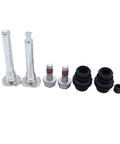 Front Brake Caliper Slider Pins Guide Kit For Honda CRV CR-V Mk2 2002 2003 2004 2005 2006 Stainless Steel Replacement With Heavy-Duty Hardware BCF1393C 113-1393X CKT1047 showing pins and boots