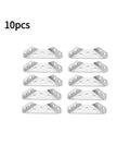 Tough As Nails 10 Pack Heavy Duty Stainless Steel Corner Braces For Wood Shelves Furniture DIY Projects, L brackets view.