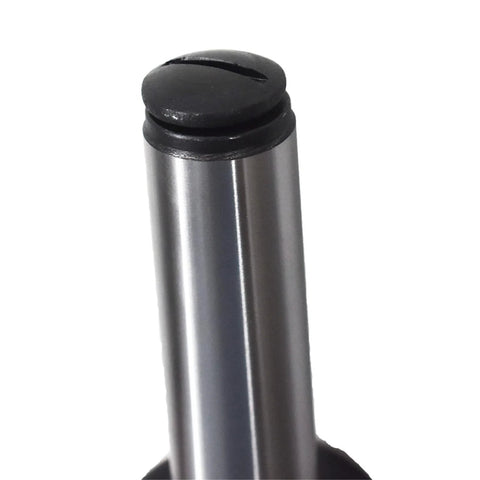 MT3 3MT medium-duty live center with silver steel shaft and black end cap