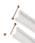 Watch Band Repair Kit For 16mm 18mm 20mm 22mm Sizes, friction tubes and watch band shown