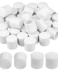 Door Stop Bumper Tips 0.39 Inch Rubber Stopper Caps For Door And Wall Protection White 20 Pieces Universal Fit