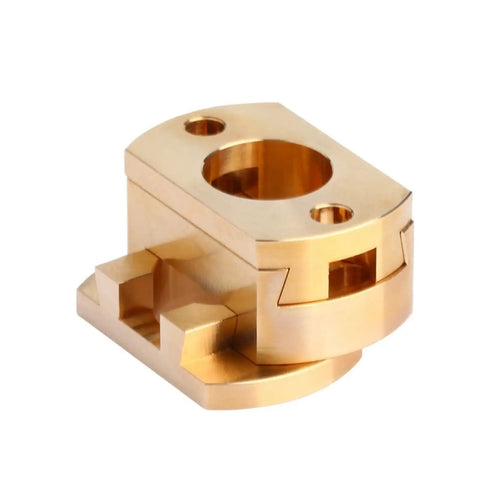Heavy Duty 18mm Oldham Coupler For Ender 3 V2 And CR10 Series Z Axis Upgrade Kit With 8mm Lead Screw Hotbed Support Two Pack Solid Durable Gear, gold metal