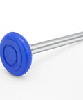 Close-up of 10 Pcs 2 Inch Nylon Garage Door Rollers With 4 Inch Stem, Max Quiet, Heavy Duty And Waterproof, 6200-2RS Precision Bearings, Blue