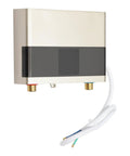 Image of 4000W Mini Tankless Water Heater Beats the Cold with Instant Hot Water Delivery compact unit showing inlets and electric wiring.