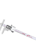 Heavy Duty Digital Caliper Crafted For Round Hole Center Layouts Paired With Quick Cone Finding Tips Geared Toward Shop Repairs Or Backyard Mods Covering 10 To 200 Mm Spans Delivers Dead Nuts Precision Every Shift with durable LCD.