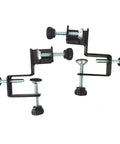 2-Pack Adjustable Drawer Front Mounting Clips And Clamps For Cabinet Hardware Jig, showing metal construction, multi-angle capability.