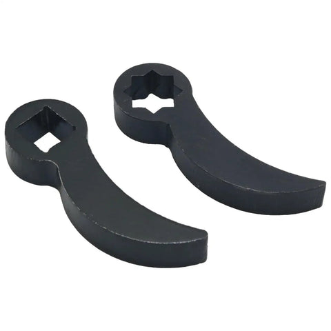 Beefy Bullhorn Type Half Shaft Removal Tool Set Lever Pry Adaptor, chrome vanadium steel, curved design, 1/2in drive model for auto repair