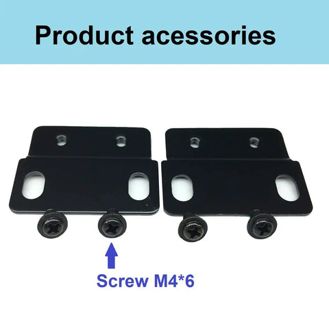 Product accessories including screws for 2 Pack All Metal 1U Horizontal Rack Mount Cable Manager With 12 Big Finger Slots For 19 Inch Server Racks Or Cabinets Heavy Duty Cold Rolled Steel With Powder Coating Secure Back Of Rack Cable Organization.