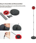 Park Like A Boss Smart LED Reversible Garage Stop Sign With Heavy Duty Base And Flashing Warning Signal For Easy No Sweat Setup and assembly parts.