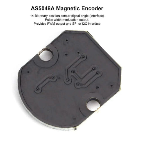 Pro Grade High Resolution Magnetic Encoder Module With 14 Bit Absolute Angular Position, PWM And SPI Interface, 5V DC Sensor