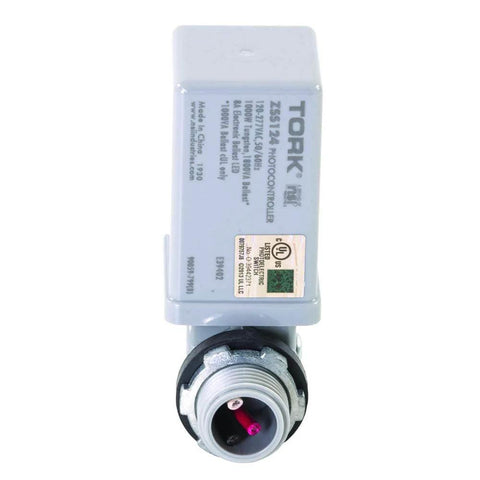 Dusk To Dawn Photocontrol With Stem And Swivel For LED CFL Induction And HID Lighting Zero Cross Long Life ZSS124 Model front view