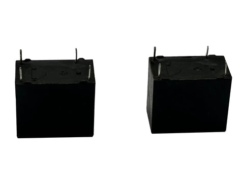 Set Of 2 10A 12V DC SPST 4 Pin Go To General Purpose Relay for DIY Projects and Automotive Electronics, side view