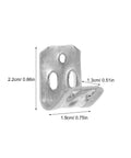 Top Shelf Couch Spring Clips And Sofa Fasteners Bundle Includes One Hundred Rubber Anchors And Sectional Connectors, metal spring clip with dimensions.