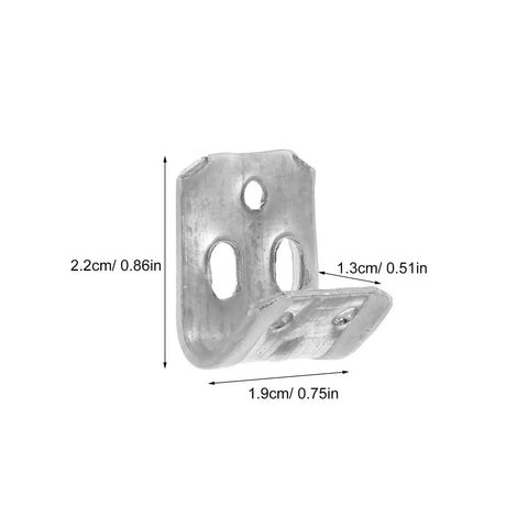 Top Shelf Couch Spring Clips And Sofa Fasteners Bundle Includes One Hundred Rubber Anchors And Sectional Connectors, metal spring clip with dimensions.