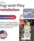 Positive Battery Terminal Connector 18mm OEM Replacement For Toyota Camry Corolla RAV4 Sienna Highlander installation guide