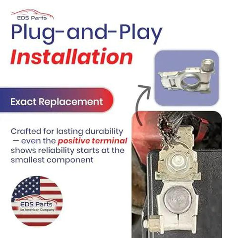 Positive Battery Terminal Connector 18mm OEM Replacement For Toyota Camry Corolla RAV4 Sienna Highlander installation guide