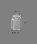Clear Quartz TIG Glass Cup Nozzle Set For SR WP Welding Torch Gauges Four Through Eight (4 5 6 7 8), Plus 11.0 Mm And 12.5 Mm Options