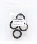 15x26x7mm Ball Bearing Set For Bicycle Rear Hubs Chrome Steel Rubber Sealed Smooth Spin Low Friction ISO 492 2005 Standard Pack