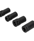 Heavy Duty 4 Piece Locking Wheel Nut Removal Sockets Kit With Protective Sheath Made From Gnarly Aluminum Alloy For Tough Car Tire Changes And Auto Repair Jobs Where Stubborn Bolts Hit Like A Hammer, 17-26mm sockets