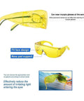 Heavy Duty Anti Fog Yellow Safety Goggles Real Deal Protective Eyewear Built To Go Over Prescription Specs For Dental Labs Teeth Whitening And Smooth Daily Construction Work with fit face design and nose pad support.