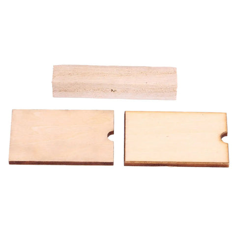 Wooden components of RC Airplane Landing Gear Set With Colorful Exquisite Design For Fixed Wing Model Aircraft, Easy Landing And Smooth Touchdowns