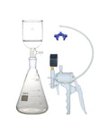 Suction Filtration Kit 1000ml With 250ml Buchner Funnel And 1L Glass Erlenmeyer Flask With Handle Vacuum Pump displayed.