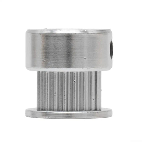 Heavy Duty Timing Belt Pulley Kit With 20 And 60 Tooth Sprockets For 3D Printer Builds, 200Mm Closed Loop Belt, Aluminum Alloy Idler Wheels, 6Mm Wide Track Gear, 6.35Mm Bore Fits Rigid Print Arms silver aluminum toothed pulley