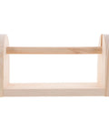Solid Wood Tape Dispenser With Razor Sharp Blade Keep Your Craft And Packing Tape Setup Sick And Tidy Clean Desk Organization For Home Office Or Kitchen Counter Vibes, natural wood finish, simple design.