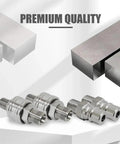 M16 M14 Quick Connect Adapter Kit For Mini Excavator Straight Through Unvalved Coupler Fits Thumb Tilt Bucket Tool Pro Setup on metal fittings