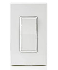 Decora Rocker Single Pole AC Quiet Switch 15 Amp 120/277 Volt Grounding Residential Grade Built To Last With Easy Wire Terminals For Tungsten Fluorescent Or Resistive Loads No Fuss, white rocker switch