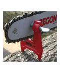 Pocket Stump Filing Vise for Chainsaw Chains on the Bar Secure on Any Tree Stump Field Ready Red Pro Grade Workhorse