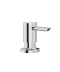 Modern Deck-Mount Kitchen Soap & Lotion Dispenser, Top-Fill, Chrome finish, ideal for kitchen use.