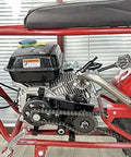 Chain Tensioner Kit With One Three Quarters Inch Roller For Coleman CT200U Trail CT200U EX BT200X installed on red mini bike