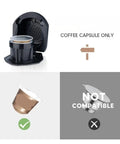 Reusable Capsule Adapter For Ground Coffee Pods And Powder A Dope Converter For Your Coffee Maker Fits Various Capsule Sizes