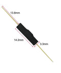 10 Pack Plastic Reed Switches With Small Round Magnets Set For Magnetic Induction Projects, Normally Closed Reed Switches, 14.2mm Long
