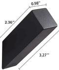 Matte Black Wall Mounted Stainless Steel Towel Hooks 4 Pack Built To Last For Bathroom And Kitchen Durable Coat Robe Hangers