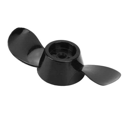 Two Blade Plastic Outboard Propeller Kit For 12V 24V Boat Engines, Beefy Thickened Engineering Plastic Replacement Prop For Small Motors, Shallow Water Ready, Durable, Easy Install