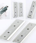 Heavy Duty Metal Sofa Connectors 4.7 Inch Interlocking Hangers Wall Mount Brackets shown from different angles.