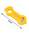 4mm Bird Splayed Leg Treatment Ring Set for Canaries Budgies Finches and Small Quail Hobble Leg Bands, orange plastic ring